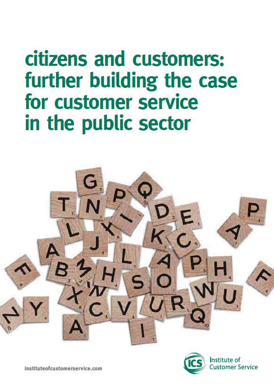 Citizens and Customers: Further Building the Case for Customer Service in the Public Sector