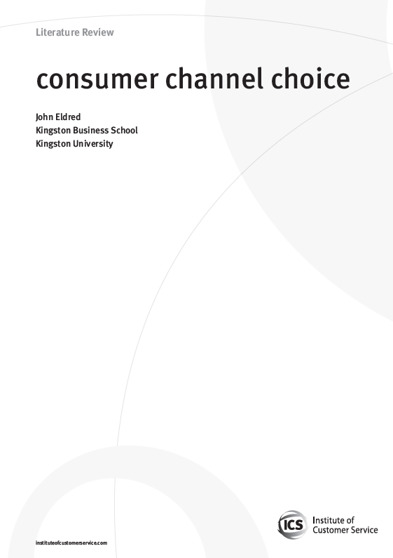 Consumer Channel Choice (2010)