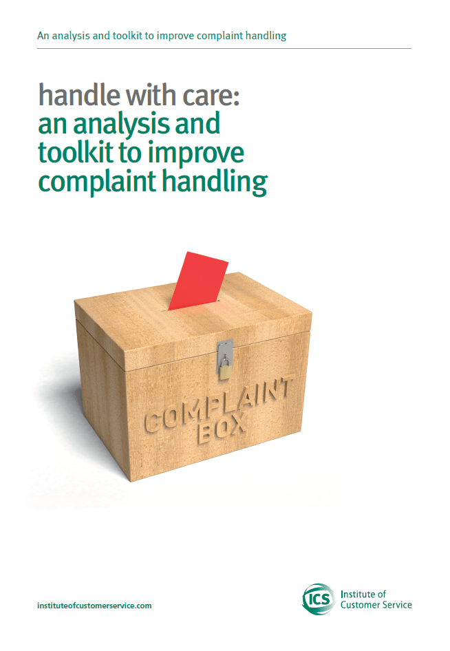 Handle with care: an analysis and toolkit to improve complaint handling (July 2012)