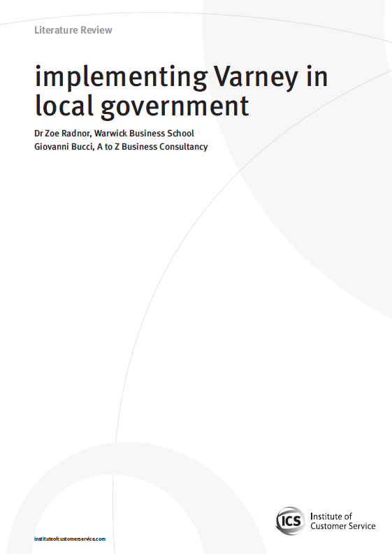 Implementing Varney in local government (2009)