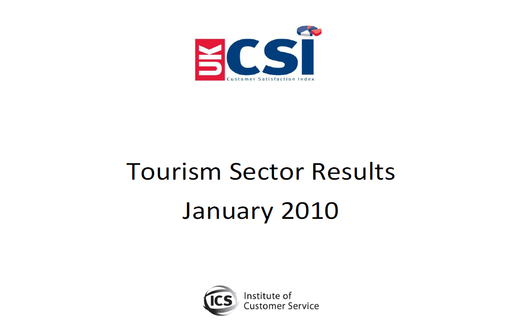 UKCSI Tourism Sector Report – January 2010