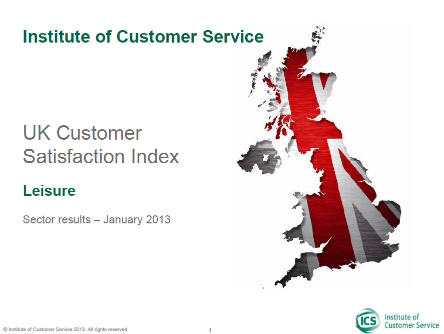 UKCSI Leisure Sector Report – January 2013