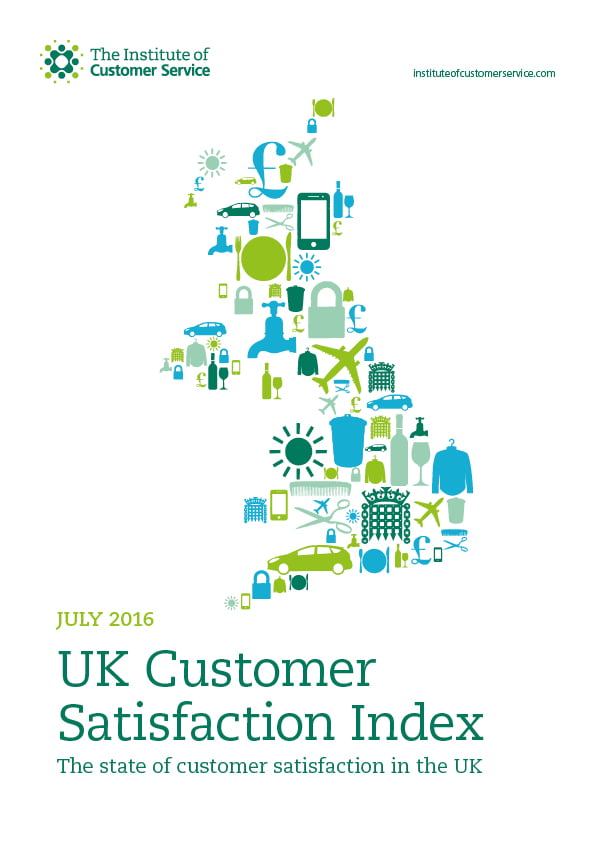 UKCSI: The state of customer satisfaction in the UK – July 2016