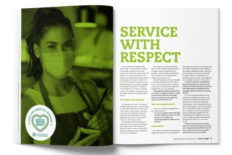 Service with Respect campaign featured in Customer Insight Magazine