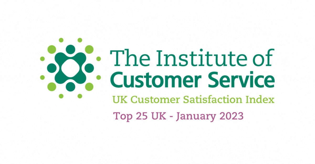 Congratulations: you’re in the UKCSI Top 25!