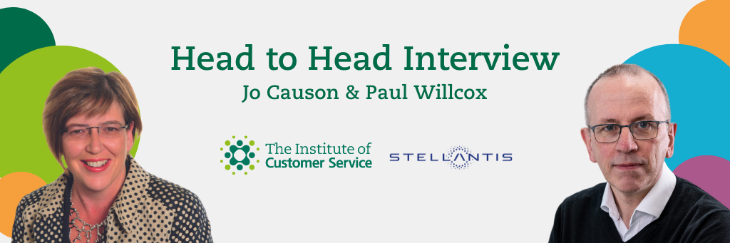 Picture of Jo Causon and Paul Willcox against a white background with multicolored circles including company logos.